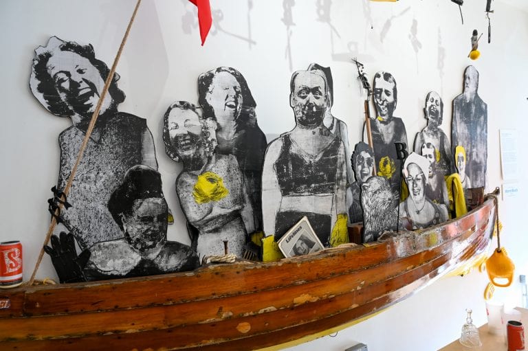 Image of the Simply Galumphing Around installation at Boojum & Snark